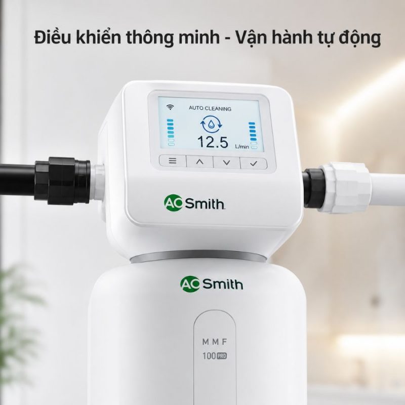 Hệ thống lọc nước đầu nguồn AO Smith MMF 100 pro