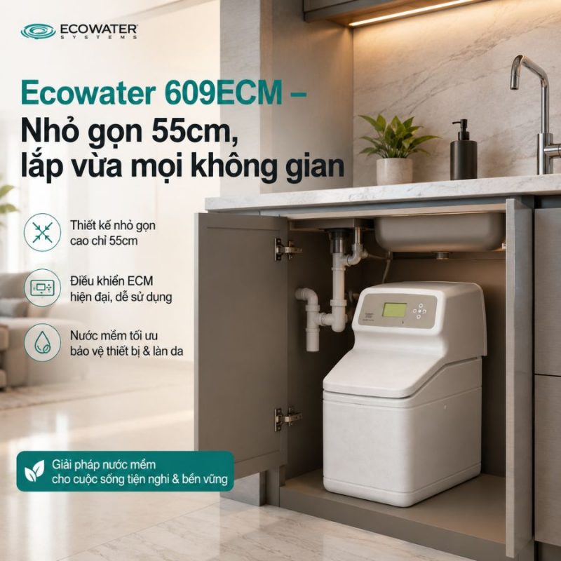 Lọc tổng đầu nguồn Ecowater 609ECM