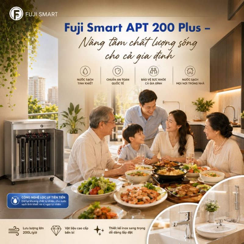 Hệ thống lọc nước đầu nguồn Fuji Smart APT 200 Plus
