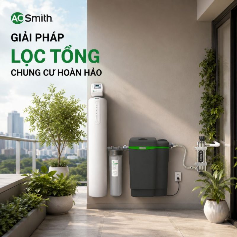 Hệ thống lọc nước đầu nguồn A. O. SMITH AOW-S400 SERIES