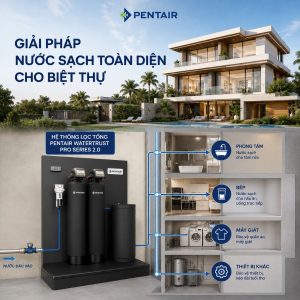 GIẢI PHÁP NƯỚC SẠCH TOÀN DIỆN CHO BIỆT THỰ
