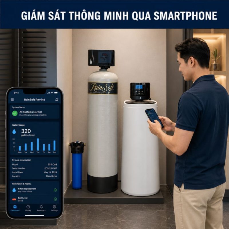 Hệ thống lọc nước đầu nguồn RainSoft EC5-CAB