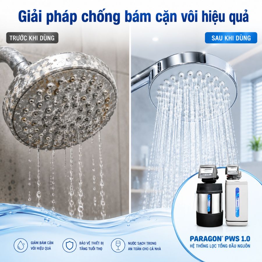 Giải pháp chống bám cặn vôi hiệu quả