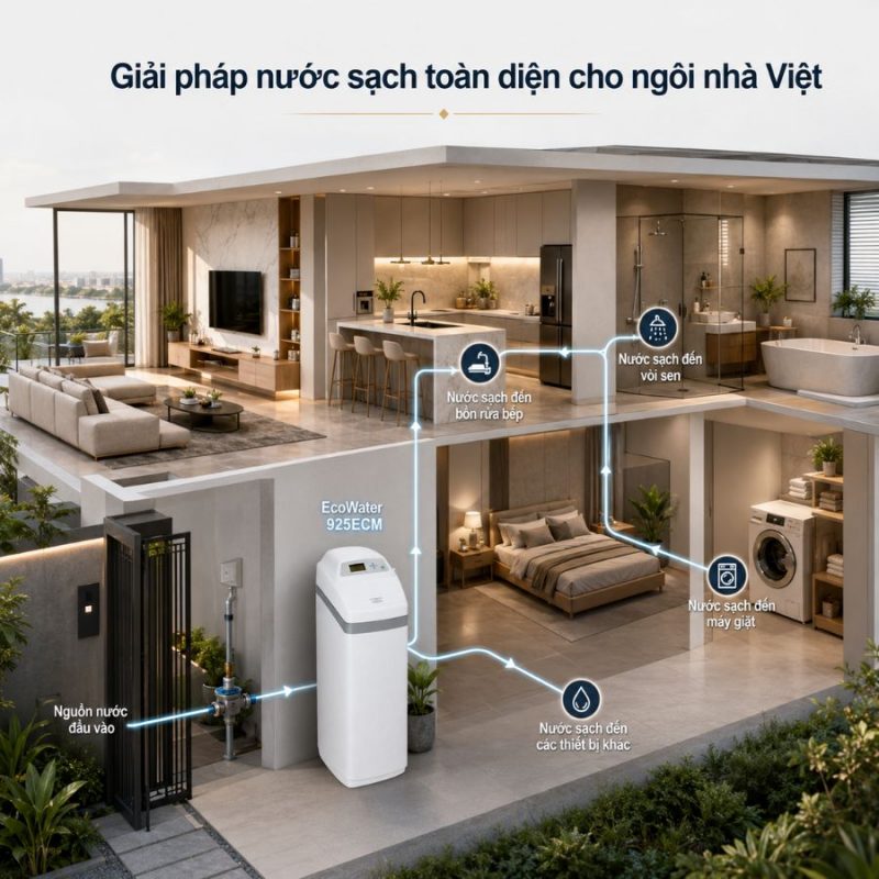 Lọc tổng đầu nguồn Ecowater 925ECM