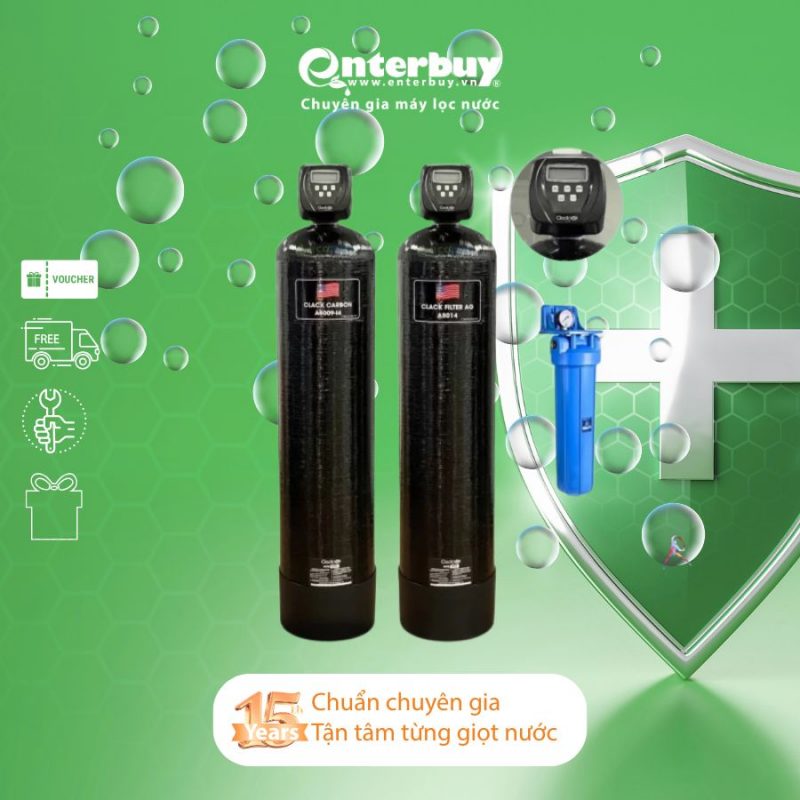 Hệ thống lọc nước đầu nguồn Clack 1354 CI-02 Media