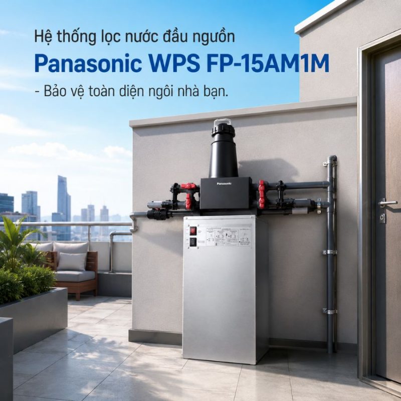 Hệ thống lọc nước đầu nguồn Panasonic WPS FP-15AM1M