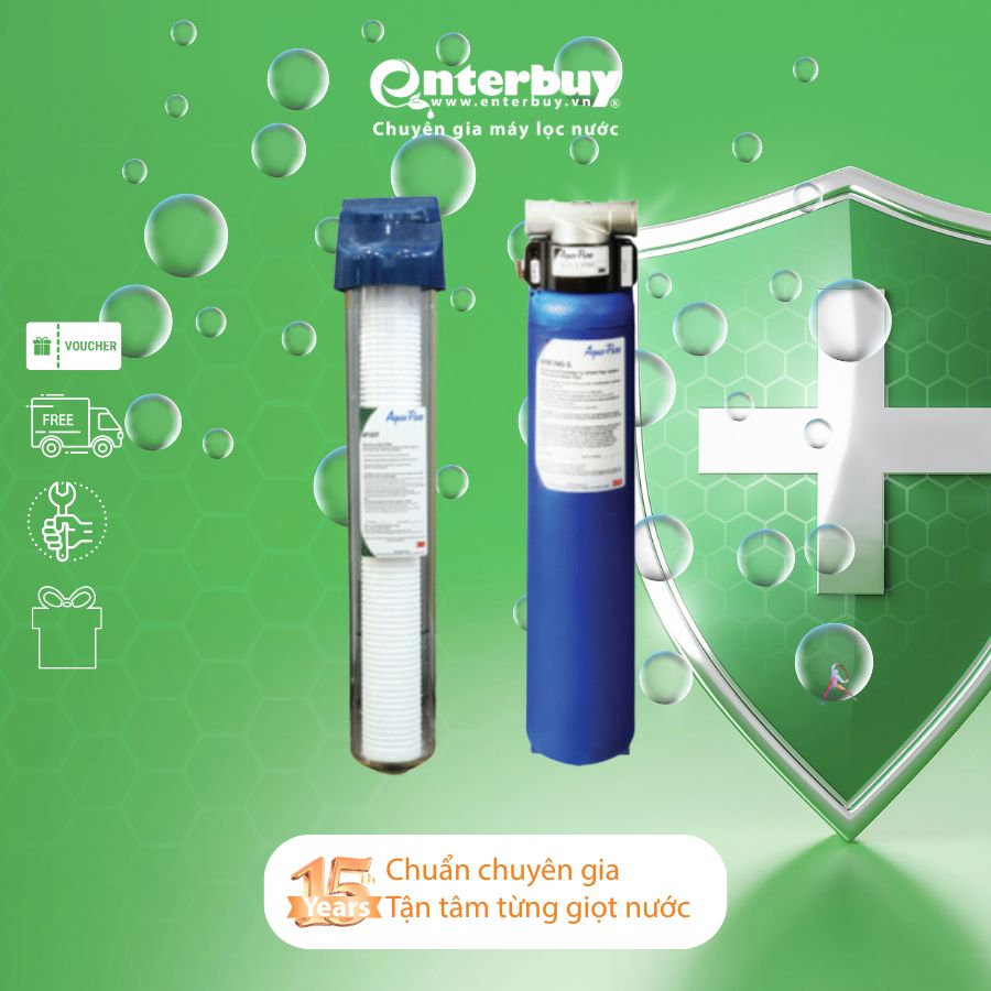 Hệ thống lọc nước tổng đầu nguồn 3M™ Aqua-Pure™ AP904 kèm lọc thô Aqua-Pure Cao Cấp