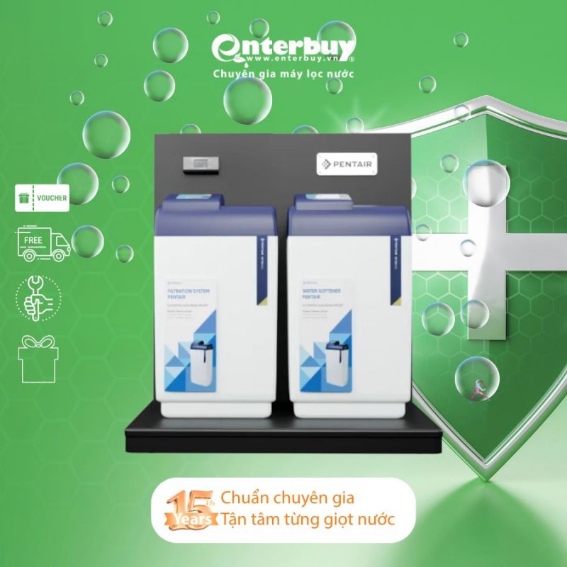 Hệ thống lọc tổng Pentair Softena Smart CS Maxi nhập khẩu từ Châu Âu