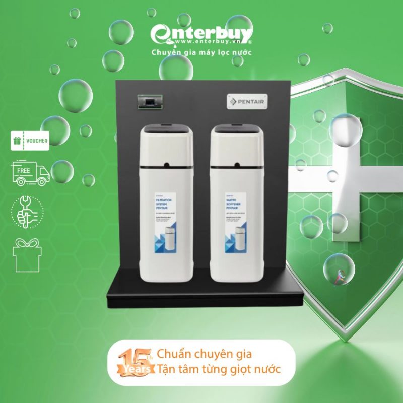 Hệ thống lọc tổng đầu nguồn Pentair Foleo Pro Max nhập khẩu từ Châu Âu