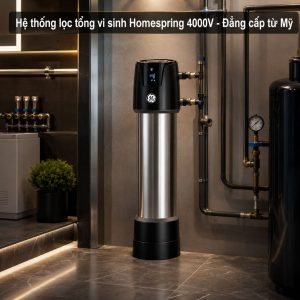 Hệ thống lọc tổng vi sinh Homespring 4000V - Đẳng cấp từ Mỹ