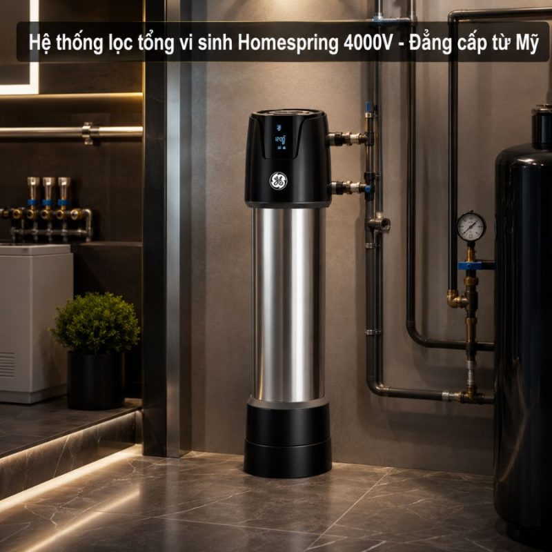 Hệ thống lọc tổng vi sinh Homesping 4000V