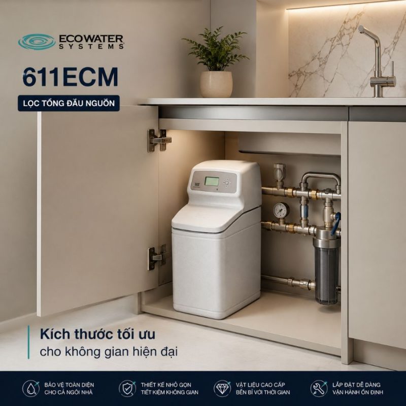 Lọc tổng đầu nguồn Ecowater 611ECM