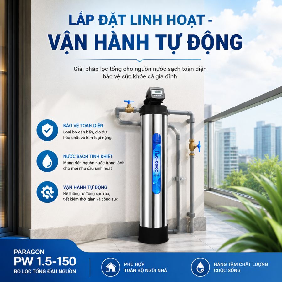 Lắp đặt linh hoạt - Vận hành tự động