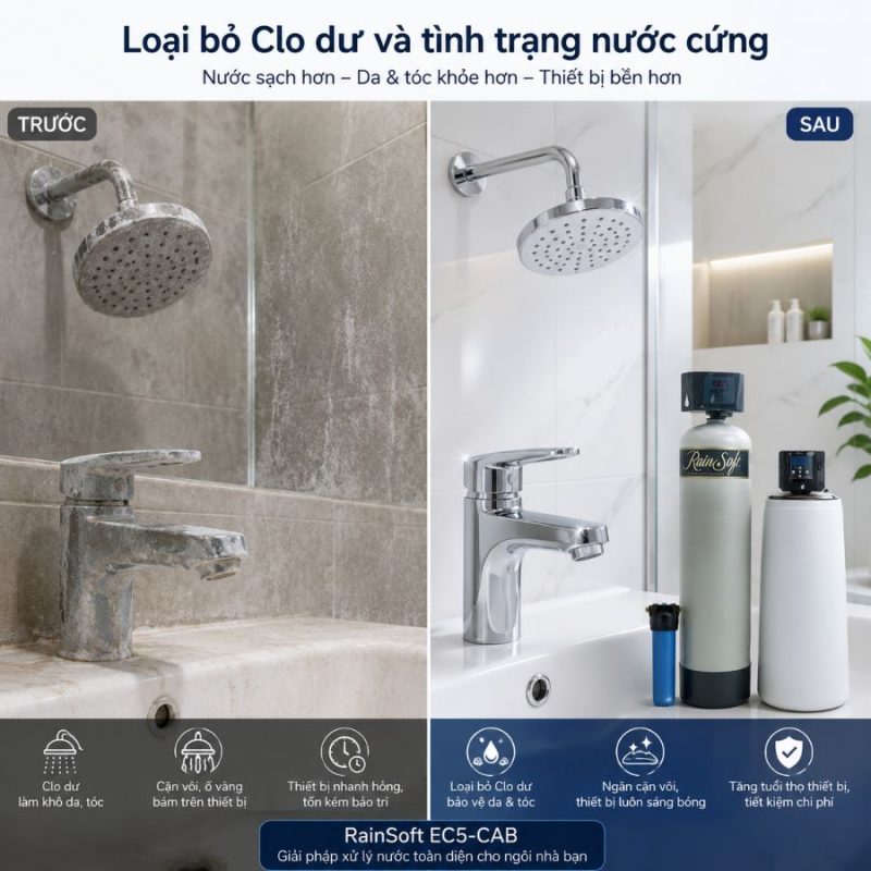 Hệ thống lọc nước đầu nguồn RainSoft EC5-CAB