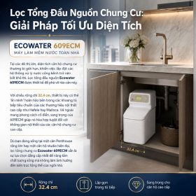 Lọc tổng đầu nguồn Ecowater 609ECM