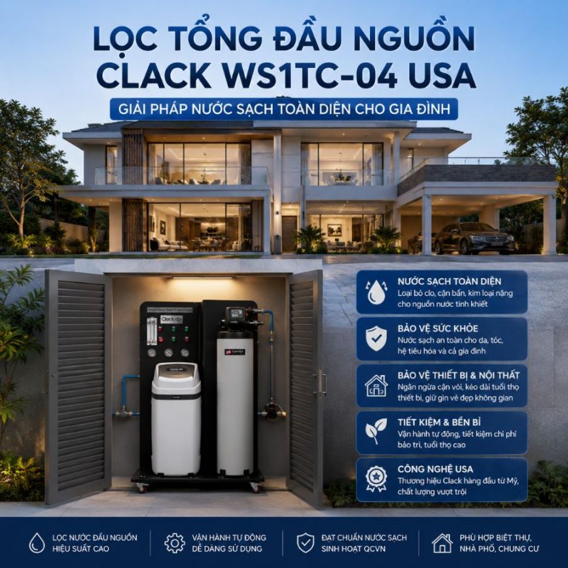 Lọc tổng đầu nguồn Clack WS1TC-04 USA
