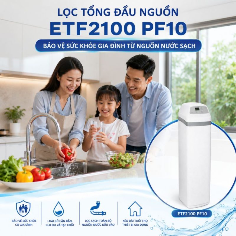 Lọc tổng đầu nguồn Ecowater ETF2100 PF10