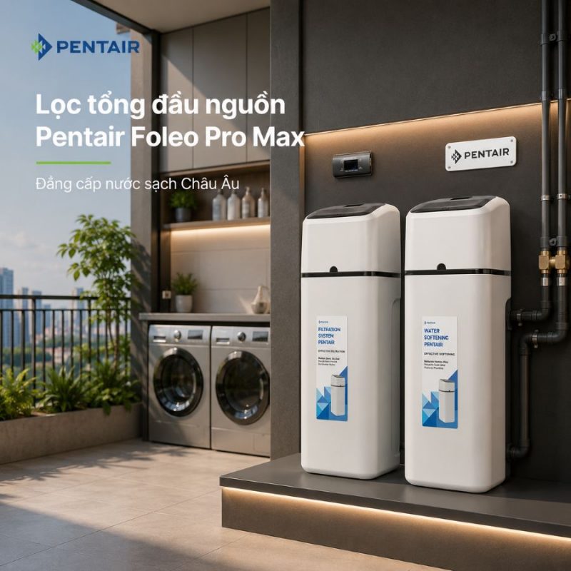 Lọc tổng đầu nguồn Pentair Foleo Pro Max