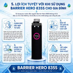 Lọc tổng đầu nguồn Barrier Hero 835S