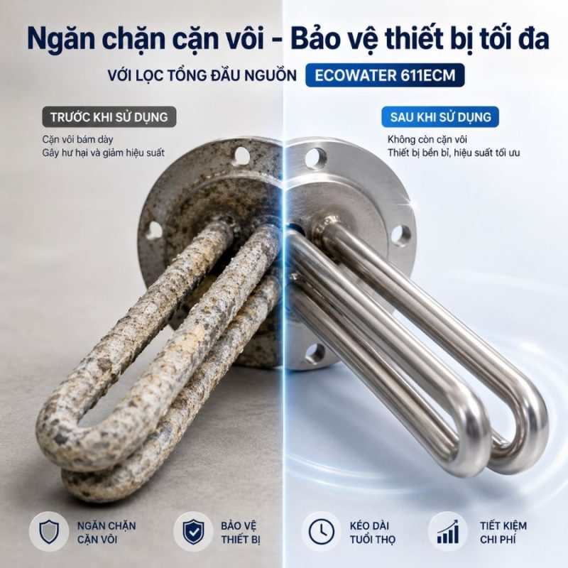 Lọc tổng đầu nguồn Ecowater 611ECM