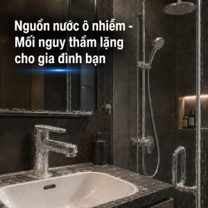 Nguồn nước ô nhiễm - Mối nguy thầm lặng cho gia đình bạn