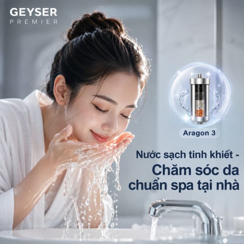 Cột lọc nước tắm sinh hoạt Geyser Ecotar Premier 20BB