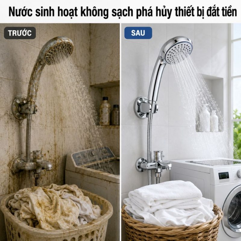 Hệ thống lọc nước đầu nguồn A. O. Smith AOS MMF 100 Plus