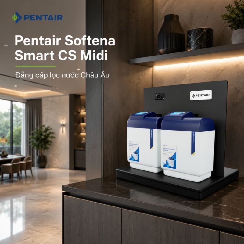 Lọc tổng đầu nguồn Pentair Softena Smart CS Midi