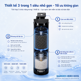 Lọc tổng đầu nguồn Barrier Hero 835S