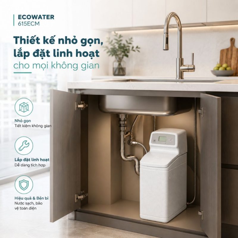 Lọc tổng đầu nguồn Ecowater 615ECM