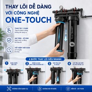 Thay lõi dễ dàng với công nghệ One-touch