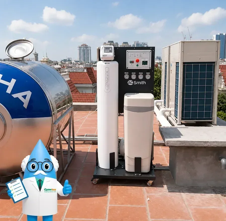 Lọc tổng AO Smith cho nhà phố, biệt thự: 6 điểm nên kiểm tra trước khi lắp
