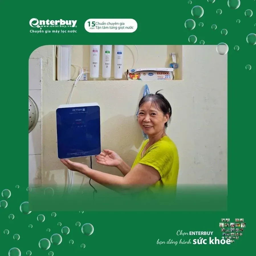 Máy lọc nước ion kiềm Geyser Ecotar: tiền xử lý và lưu lượng đầu vào cần chú ý gì?